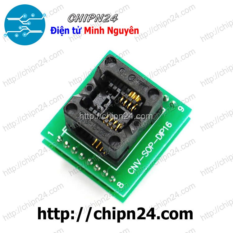[1 CÁI] Đế nạp IC dán SOP8 (Hàng Tốt)