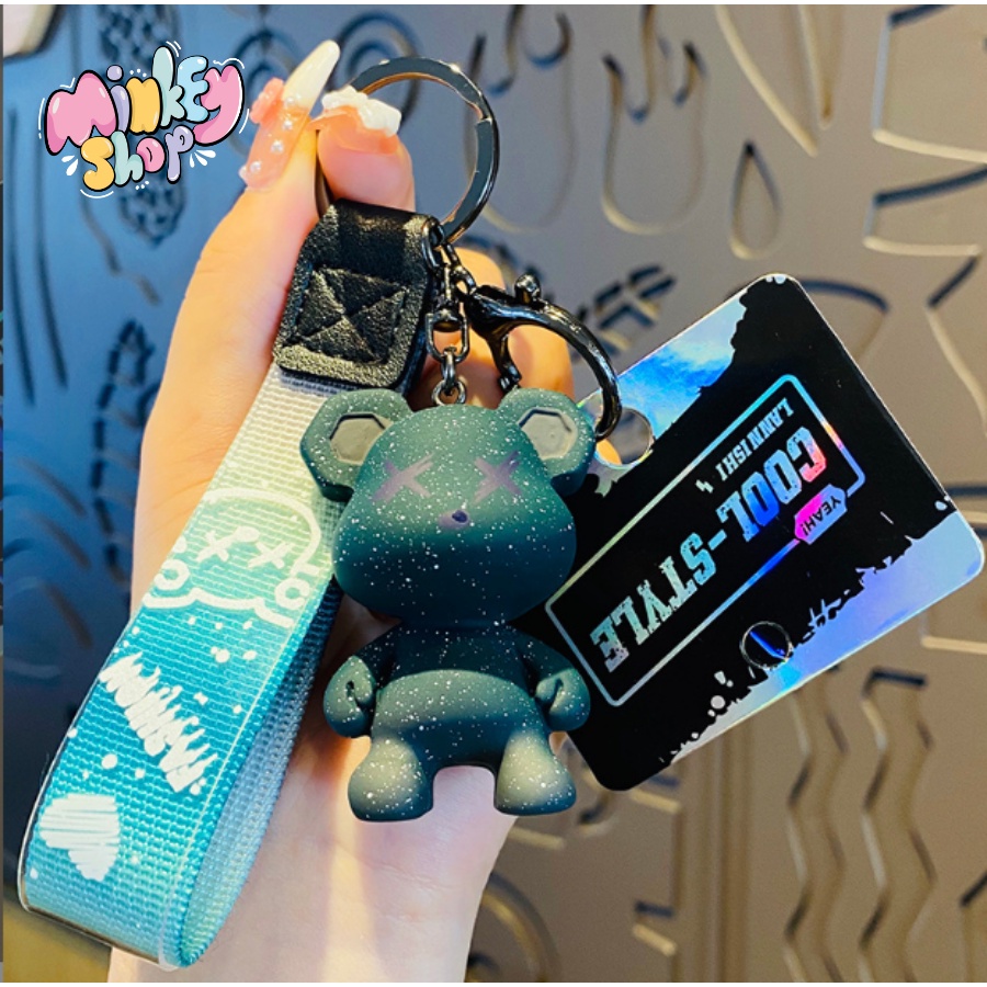 Móc Khóa Đẹp Hình Kaws xx Cute phụ kiện Túi Xách dễ thương -Minkey