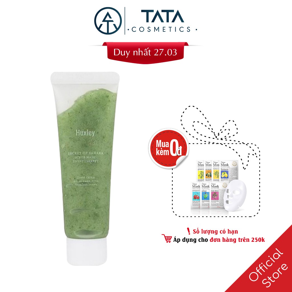 Tẩy Tế Bào Chết, Dưỡng Da Chiết Xuất Từ Xương Rồng Huxley Scrub Mask Sweet Therapy 30g | BigBuy360 - bigbuy360.vn