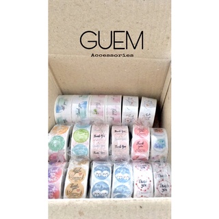20 cuộn sticker 25mm khách tự chọn mẫu