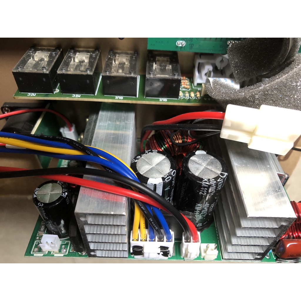 Mạch loa kéo 4 tất đôi DSP chóng hú và Reverb hay, nguồn đôi 40V