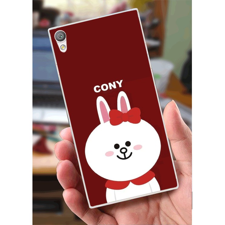Ốp Lưng Sony Xperia L1  (dẻo viền trắng trong) - Hình Dễ Thương, Hoa Hồng, Shin Chan, Rồng, Heo Thỏ