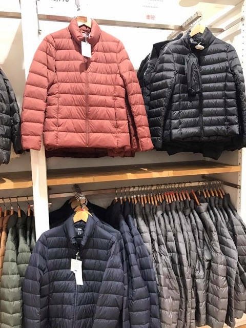 Áo lông vũ uniqlo nữ