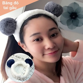 Băng đô tai gấu - nhung mềm mượt [Đơn 50k tặng phần quà thú vị]