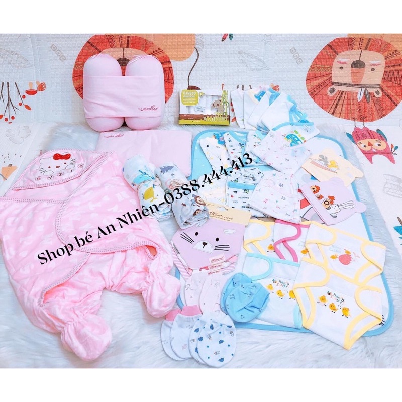 Combo sơ sinh cho bé trai / bé gái-vải đẹp,chất lượng