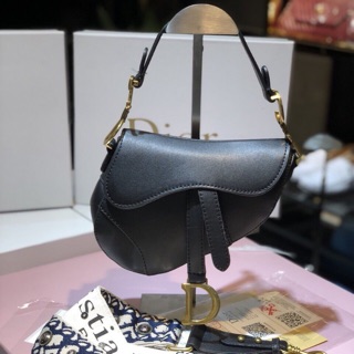 Túi  saddle yên Ngựa màu đen da thật