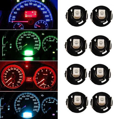 Set 10 bóng đèn LED T4.2 12V dùng để trang bị cho bảng đồng hồ xe ô tô