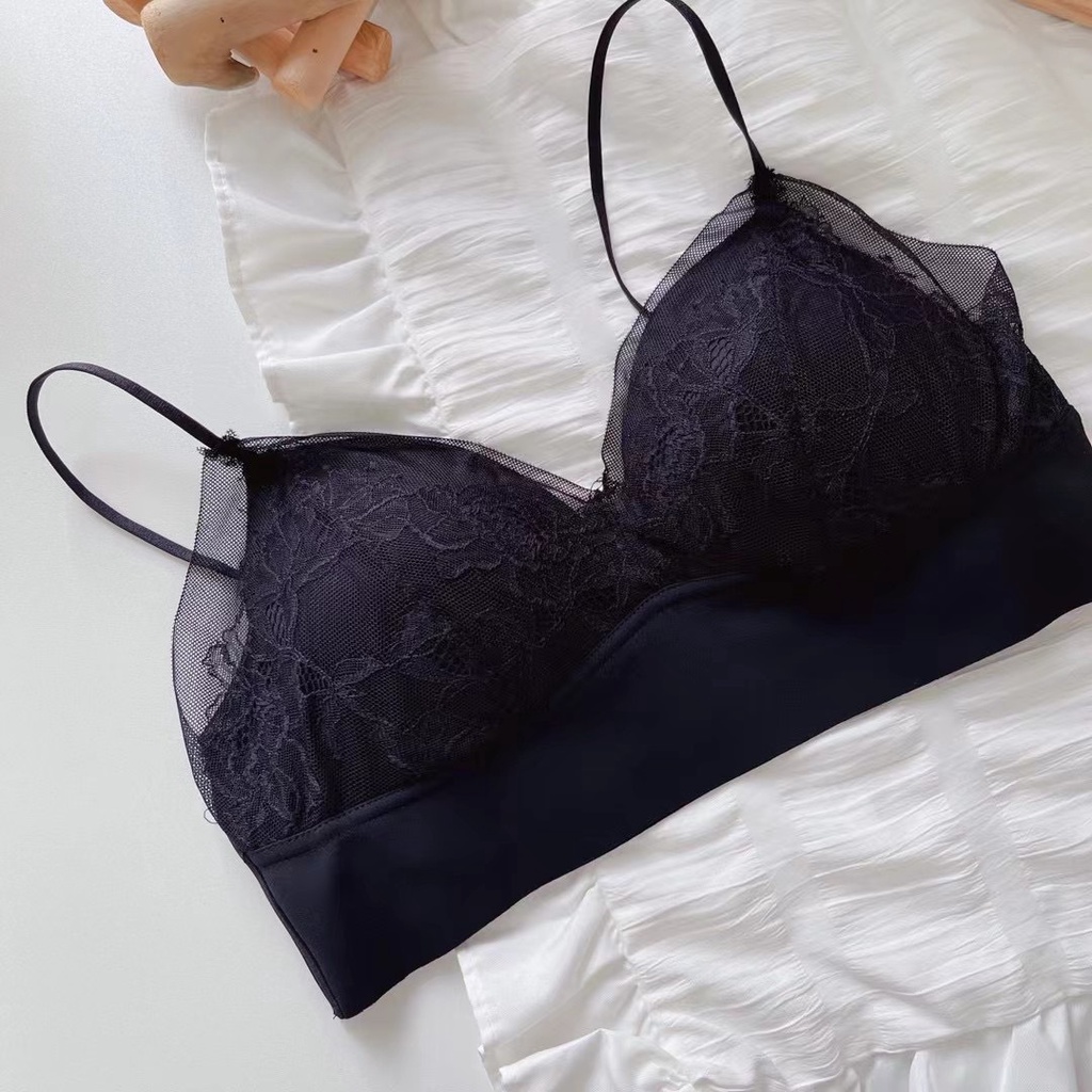 Áo lót ngực nữ vải su ren cao cấp, thiết kế đơn giản, trẻ trung, dễ phối đồ (MS 04075) Anna Shop