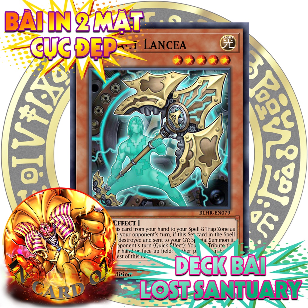 Bộ Bài Yugioh Artifact Budget - Lost Sanctuary [Bài in Cao Cấp Cán Màng 2 Mặt]