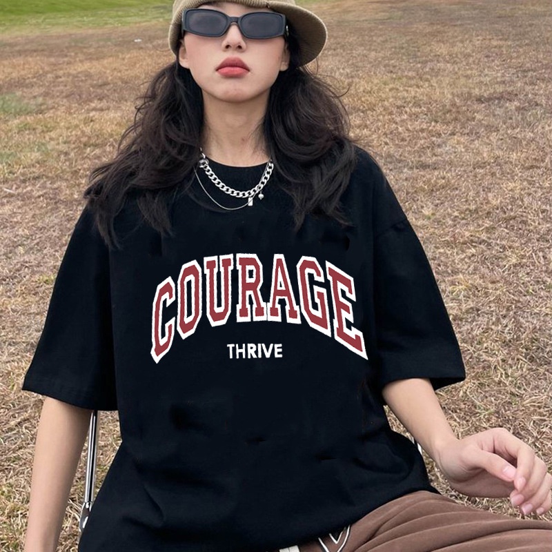 Hàng Mới Về Áo Thun Ngắn Tay Cổ Tròn In Hình Truyện Tranh Phong Cách Âu Mỹ Cho Nam Và Nữ