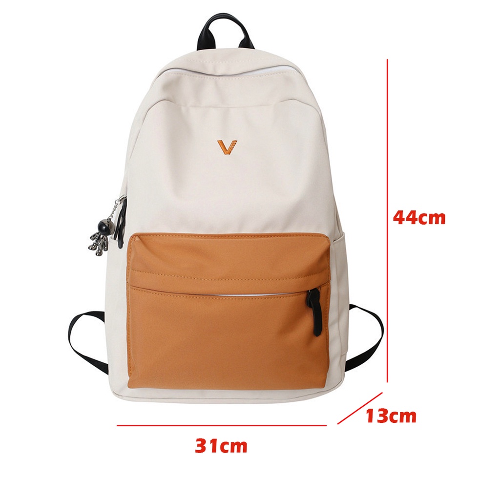 Balo nam nữ đi học , balo thời trang unisex phong cách đơn giản hiện đại kiểu Hàn Quốc