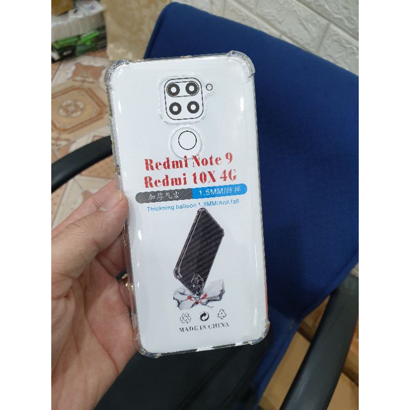 Ốp lưng dẻo chống sốc Xiaomi Redmi Note 9 - Redmi 10x 4G