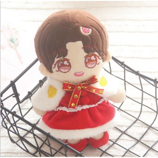 Set 3 món đầm đỏ cho doll 20-22cm
