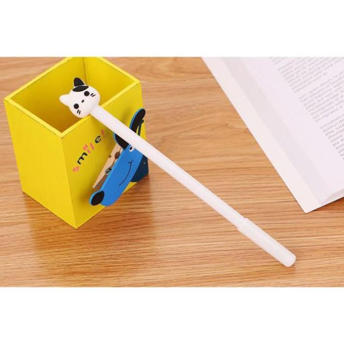 Bút Gel Nước Mực Đen MÈO NGỘ NGHĨNH Nhiều Màu H32