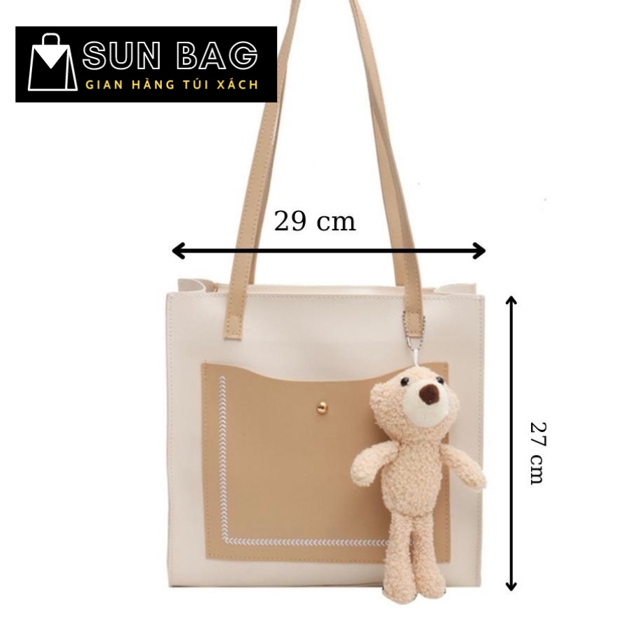 Túi xách nữ đeo chéo, túi đi chơi, đi học, da cao cấp size 26cm SB180