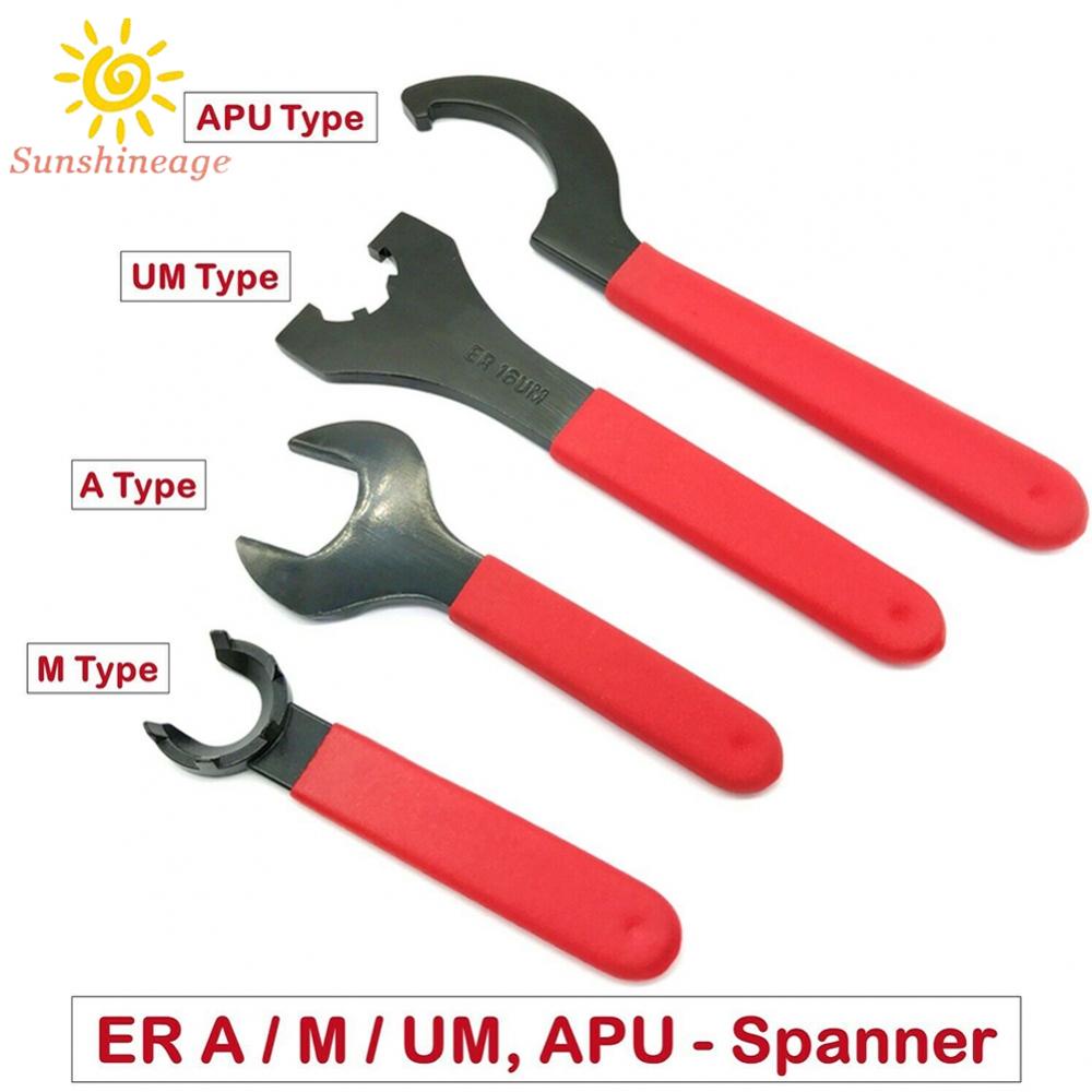 SUNAGE- ~ER8/ER11/ER16/ER20/ER25 ER32 ER40 A/M/UM-B-C Nut Collet Chuck Wrench Spanner【SUNAGE-HOT Fashion】