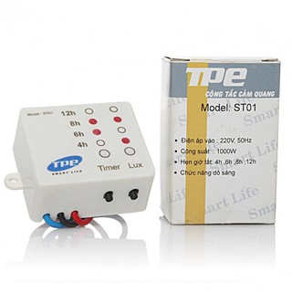 Công tắc cảm ứng ánh sáng ST01 hẹn giờ tắt