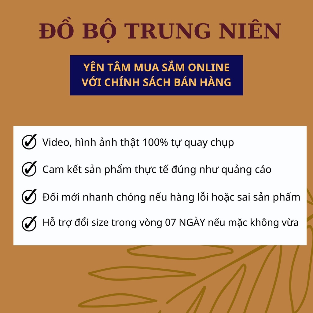 Bộ Quần Áo Lụa Thái Trung Niên Mùa Hè Đồ Bộ Cho Người Trung Niên Bộ Lụa Trung Niên Đồ Lửng Trung Niên