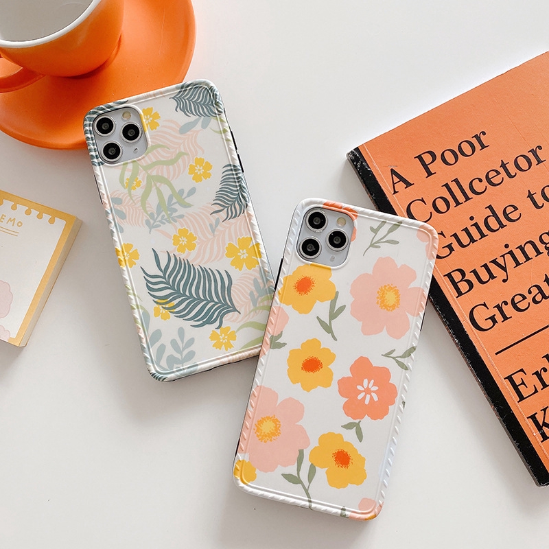 Ốp Điện Thoại Họa Tiết Hoa Xinh Xắn Dành Cho Iphone 11 Pro / Max / Xs / Xr / 8 Plus | BigBuy360 - bigbuy360.vn