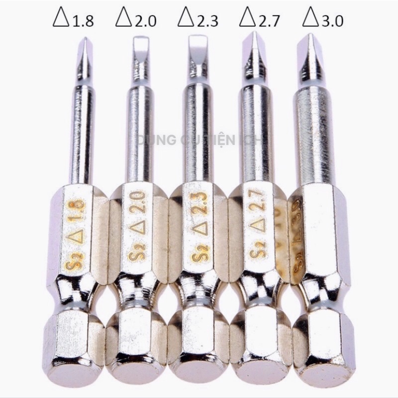 Bộ 5 đầu tua vít tam giác