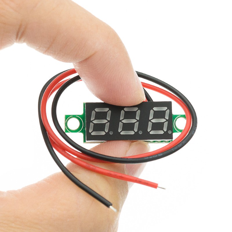 Thiết Bị Đo Điện Áp Màn Hình LED 0.28 Inch 2.5V-40V