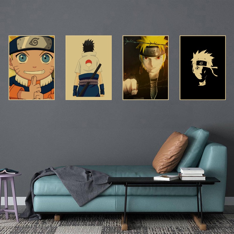 Áp Phích Treo Tường Họa Tiết Hoạt Hình naruto Trang Trí Nội Thất