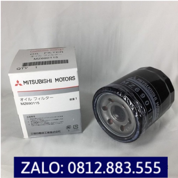 Lọc nhớt, lọc dầu động cơ xe Xpander, Outlander, Attrage, Mirage, Grandis, Lancer, Jolie, Zinger (Mã: MZ690115)