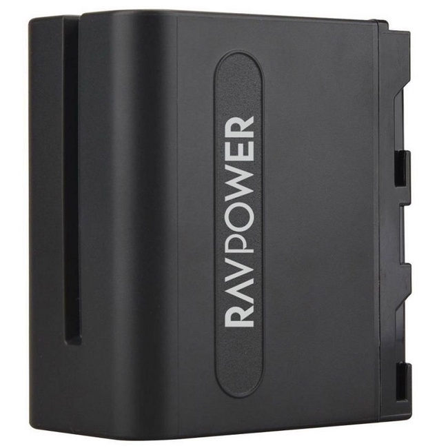 Bộ pin sạc Ravpower NP-F970 for Sony F960, F950, F550, F750, FM50, FM70, FM90, PAN VDB1, VDB2, JVC V607u, V617u