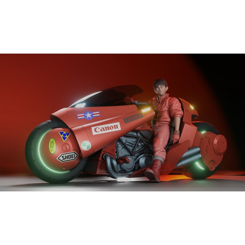 File in 3D Akira Kaneda Bike - Manga