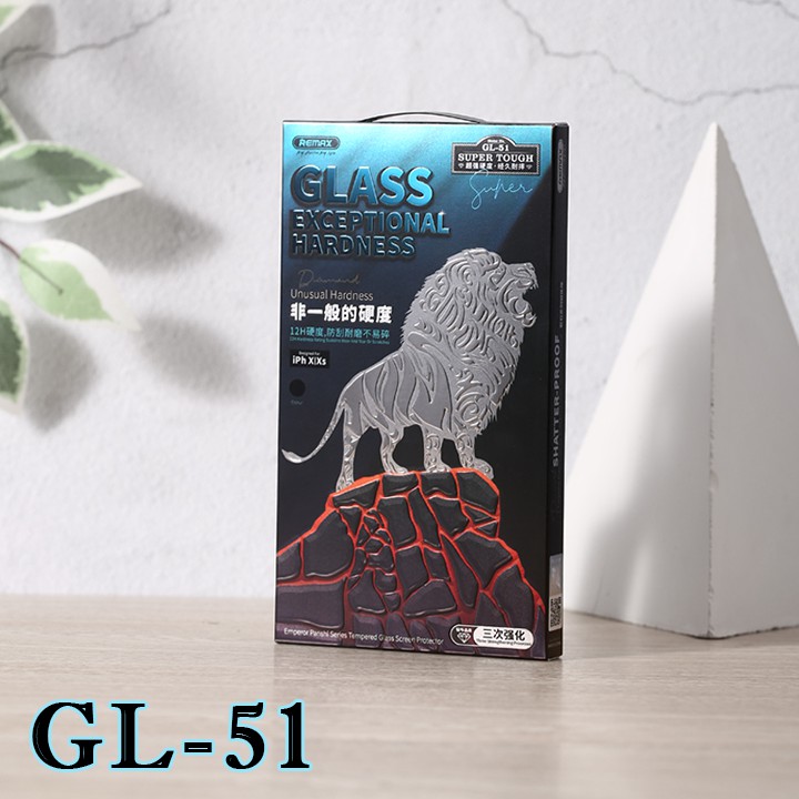 Miếng dán cường lực cho iPhone XS Max iPhone 11 Pro Max chống vân tay và chống ánh sáng xanh bảo vệ mắt Remax GL-51