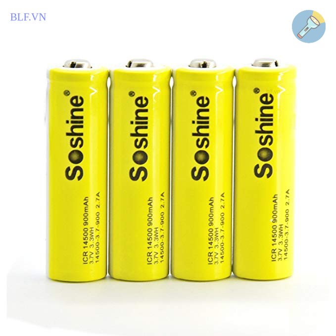 Pin sạc Soshine 14500 3.7V 900mah