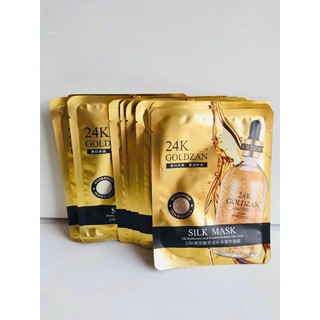 MẶT NẠ LỤA TRẺ HÓA DA 24K GOLDZAN SILK MASK