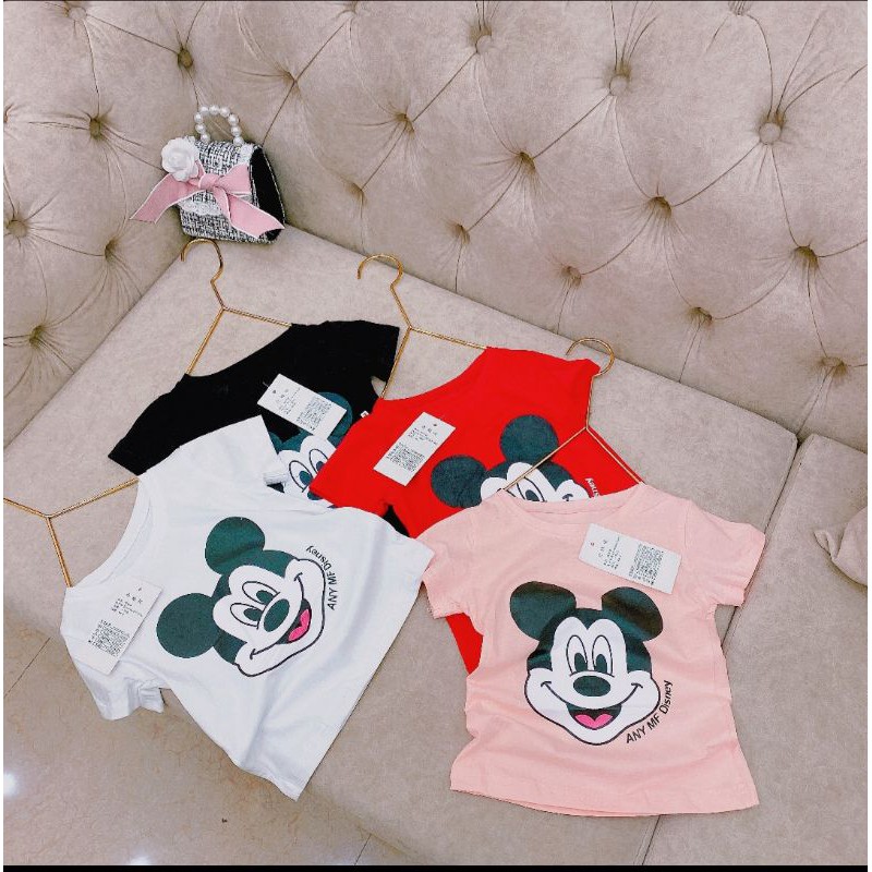 Áo cộc tay Mickey cotton Quảng Châu