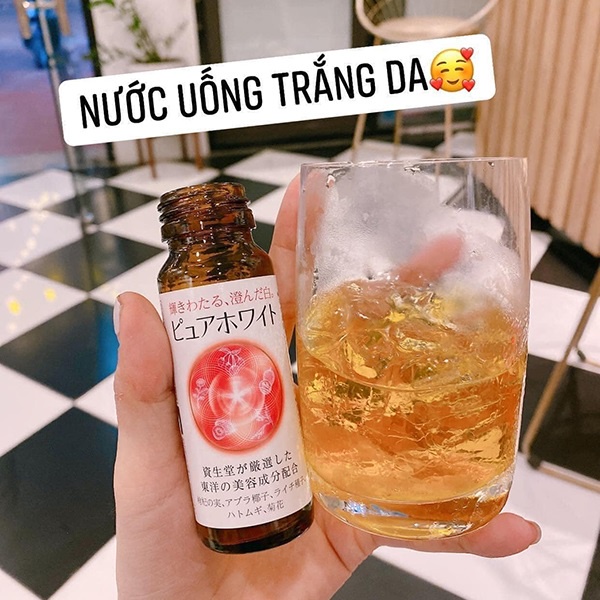 Nước uống Collagen Pure White Shiseido Mới Nhật Bản - Làm trắng da, Bổ Sung Vitamin C