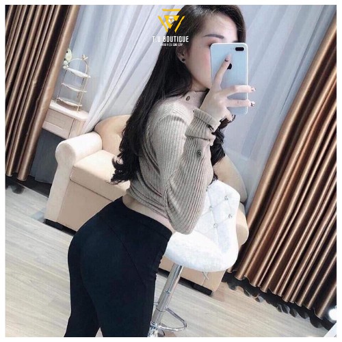 Quần legging nữ dài cạp chun đùi lửng nâng mông lưng cạp cao co giãn 4 chiều bigsize đến 75kg (Q04)