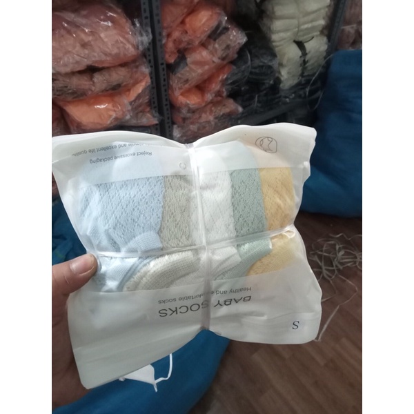 Tất Lưới Thông Hơi Cho Bé 0-2 Tuổi ( Lẻ 1 Đôi )