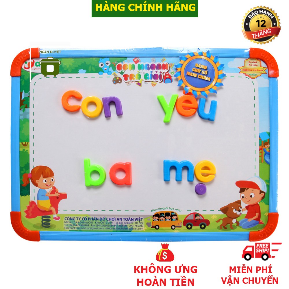 Bộ Đồ Chơi Bảng Chữ Cái Tiếng Việt Con Ngoan Trò Giỏi