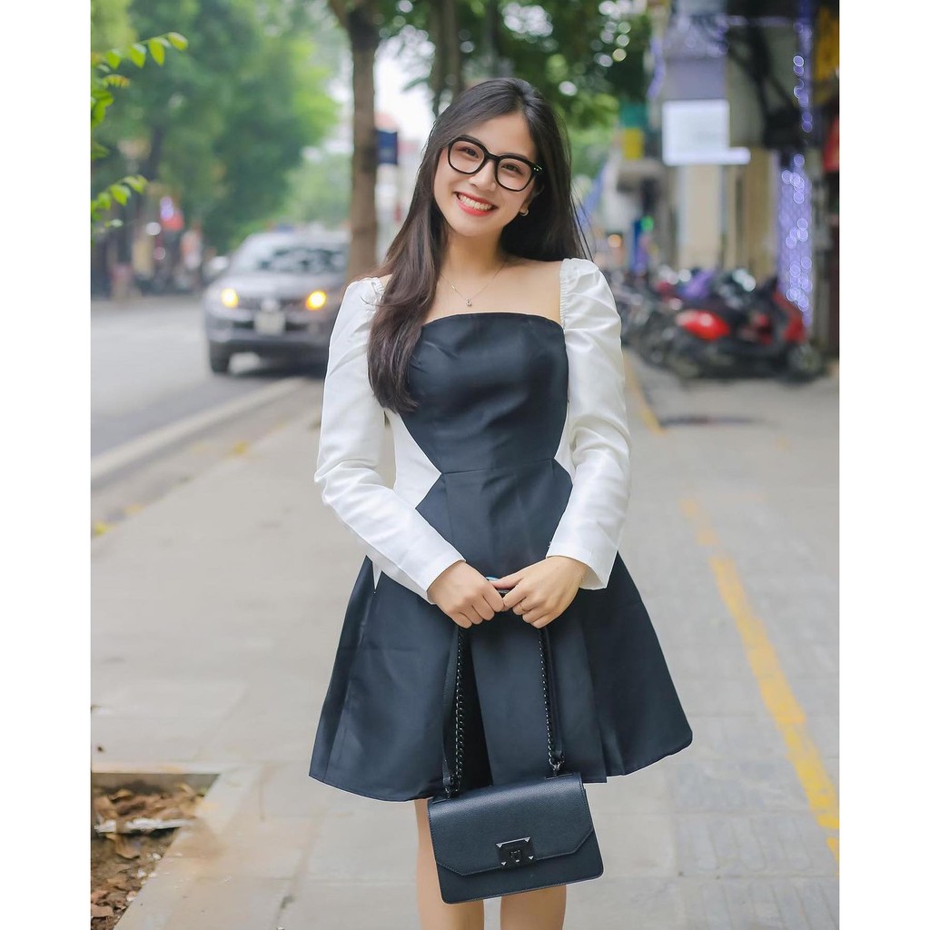Modesty - Váy pha eo Roseline Dress