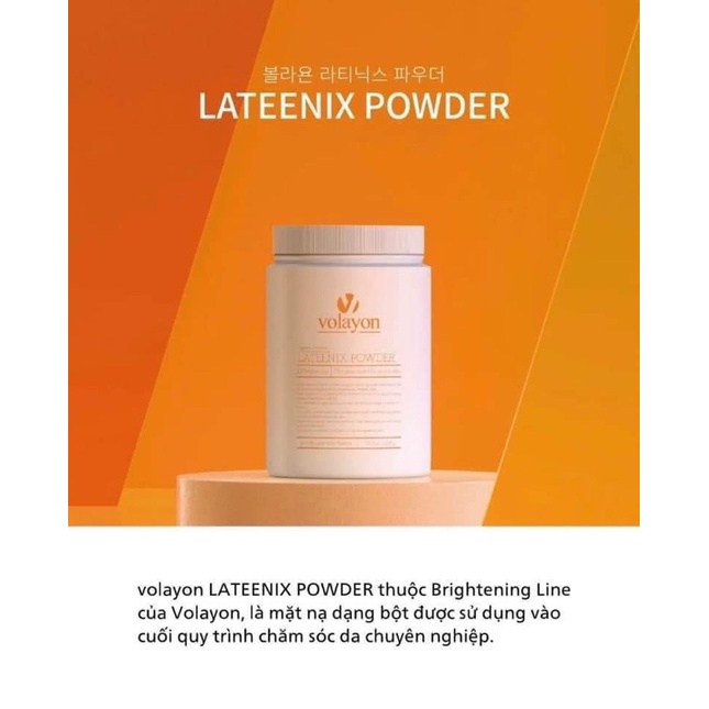 Mặt Nạ Làm Trắng Da Volayon Lateenix Powder