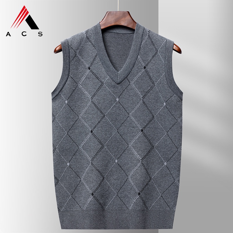 Áo Len Sát Nách Chui Đầu Thiết Kế Trẻ Trung Cho Nam