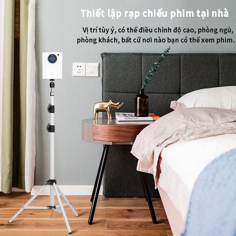 Chân máy chiếu QIAOLET đa năng có thể điều chỉnh từ 30 - 170cm Xoay 360° Chịu tải máy đến 3kg.