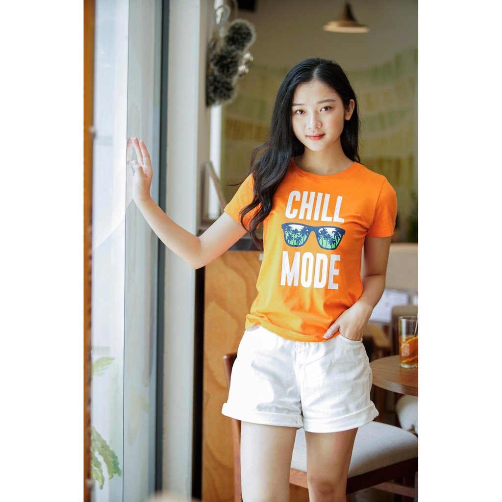 Áo phông nữ SAYME set áo đồng phục gia đình đi biển vải cotton mềm mịn thoáng mát WCTS0015