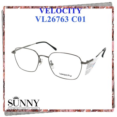 VL26763 - Gọng kính Velocity Hàn Quốc, hàng chính hãng, kèm tem thẻ chống hàng giả