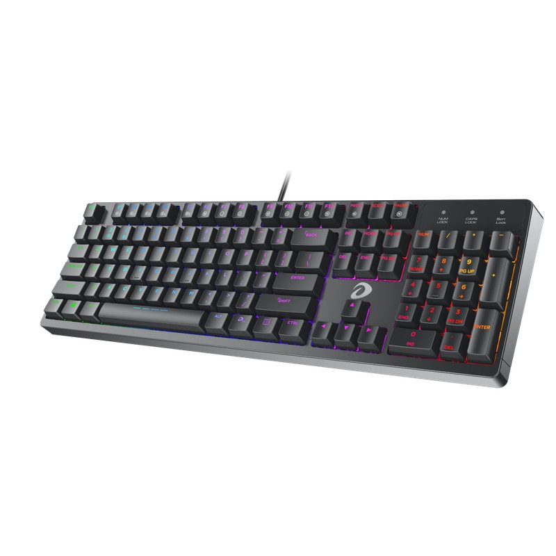 Bàn phím cơ Gaming DAREU EK1280 104KEY (RGB, Blue/ Brown/ Red D switch)