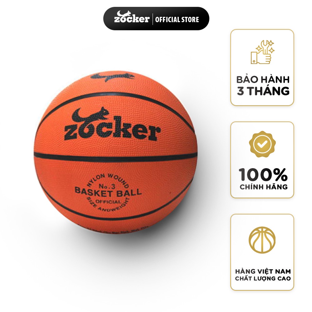 Bóng Rổ Zocker Chính Hãng Các Size Dành Cho Mọi Lứa Tuổi