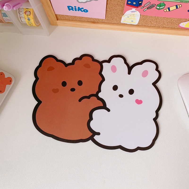Tấm Lót Chuột Máy Tính Hình Gấu Tambra Kawaii Chống Trượt & Nước