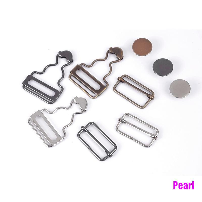 [ Mã 88FASHIONSALE1 giảm 10K đơn 50K ] 1 bộ quần yếm Denim đính nút kim loại có dây đeo | BigBuy360 - bigbuy360.vn