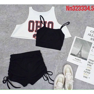 SÉT Áo tanktop croptop siêu hot