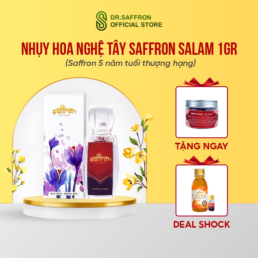 [Gift] Nhụy Hoa Nghệ Tây SAFFRON SALAM 1Gr