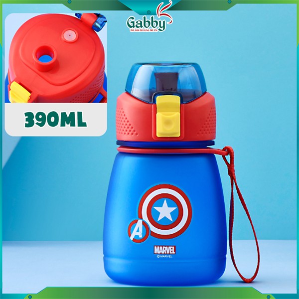 BÌNH UỐNG 390ML DISNEY(SPIDERMAN - CAPTIAN - MINNIE - MICKEY)